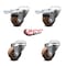 Service Caster 3 Inch High Temp Glass Filled Nylon Bolt Hole Caster Set with 2 Total Lock Brake SCC-BHTTL20S314-GFNSHT-2-S-2 - alternate 7